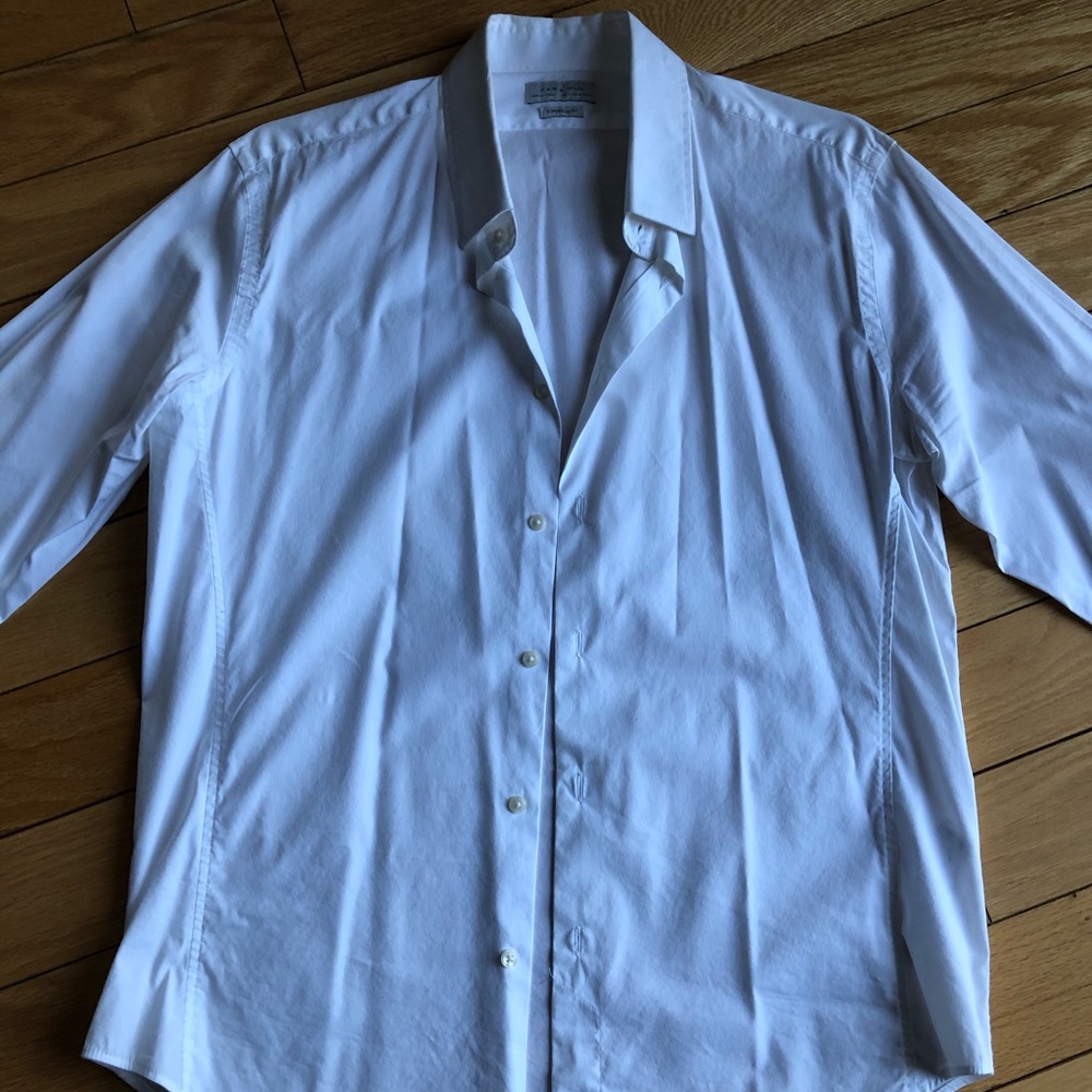 ZARA men’s button down shirt Large .